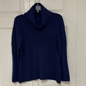 NWOT Banana Republic Blue Cowl neck Sweater